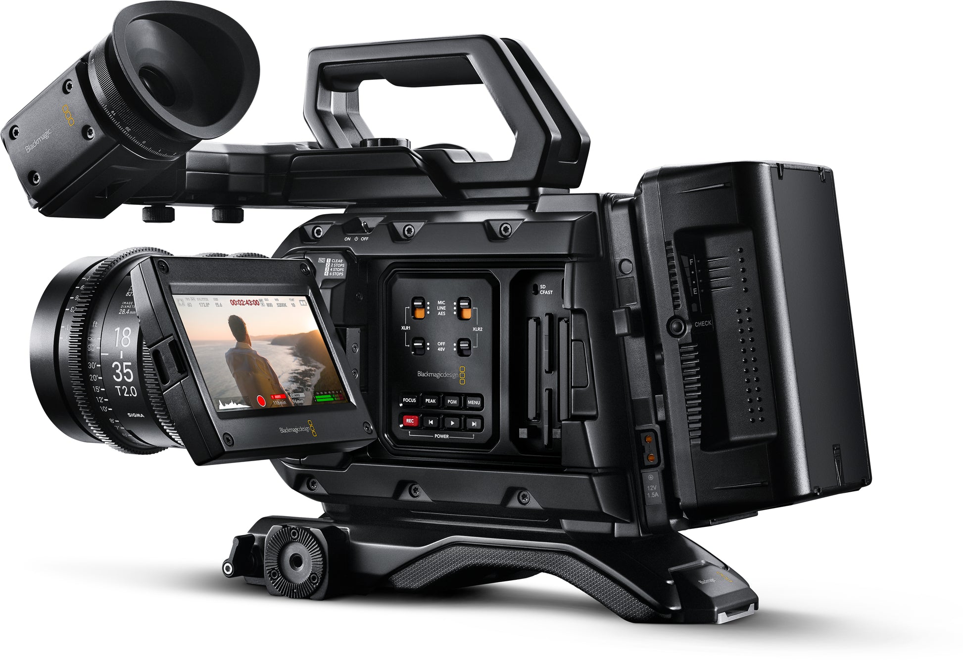 URSA Mini Pro 4 6K G2 Rear Angle