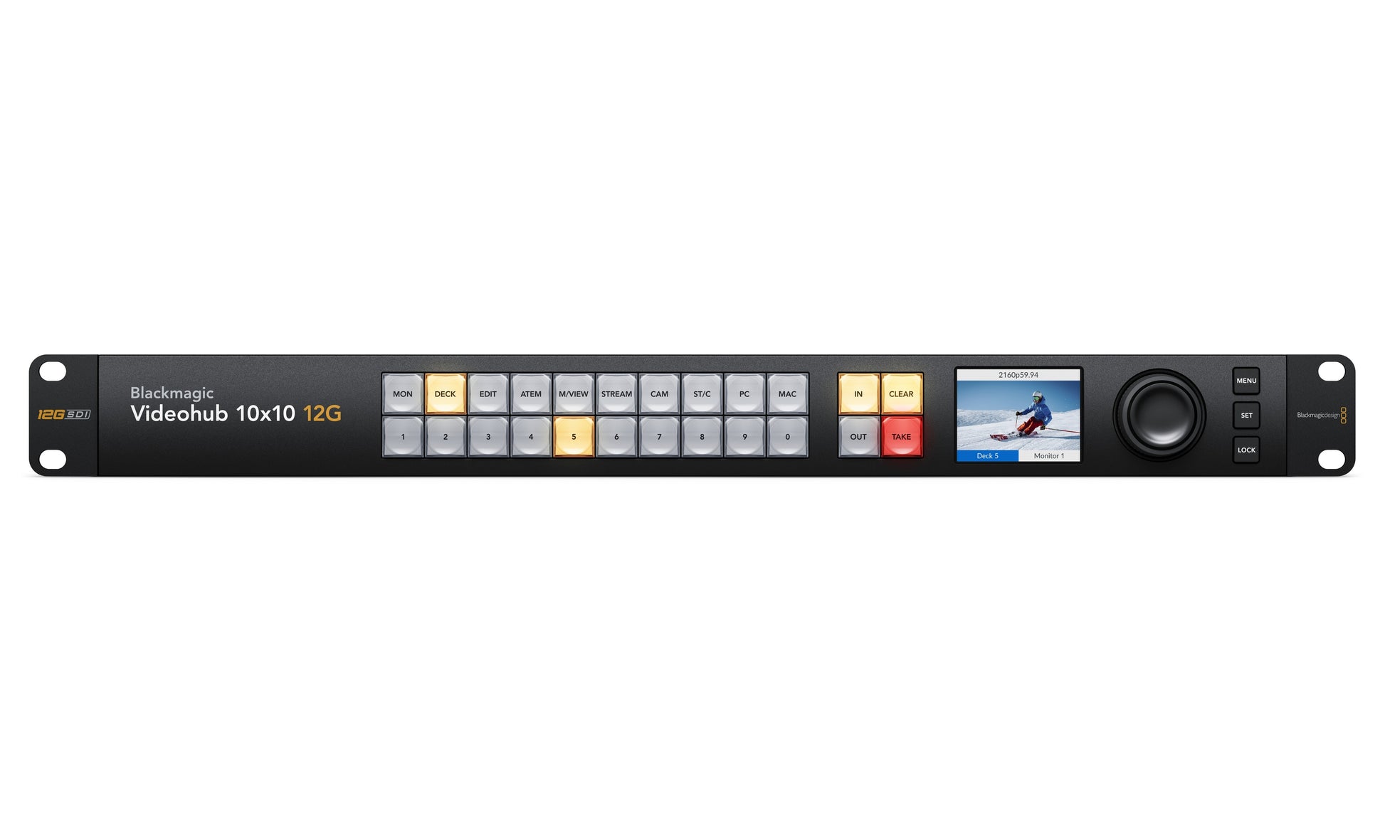 Videohub 10x10 12G Front Video UI