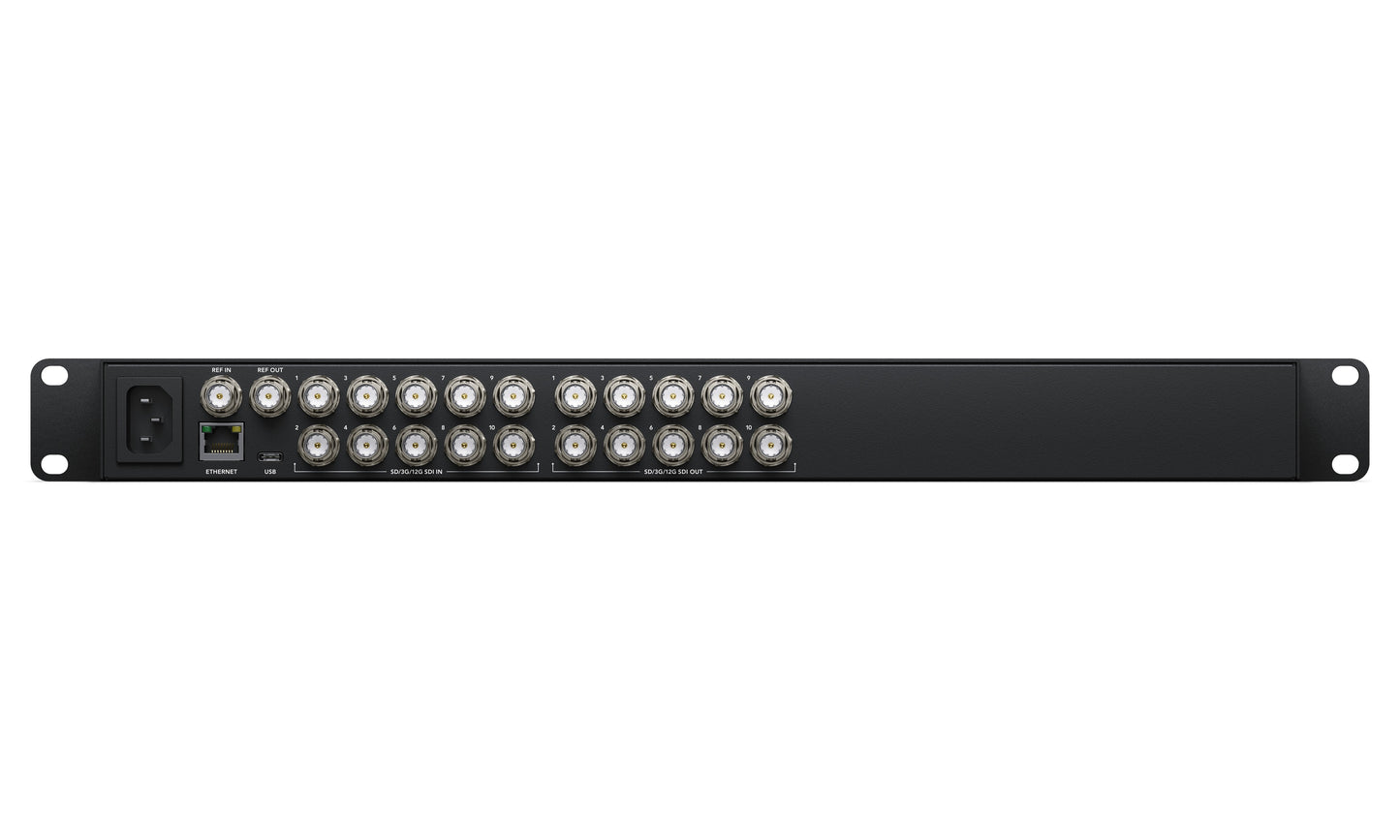 Videohub 10x10 12G Rear