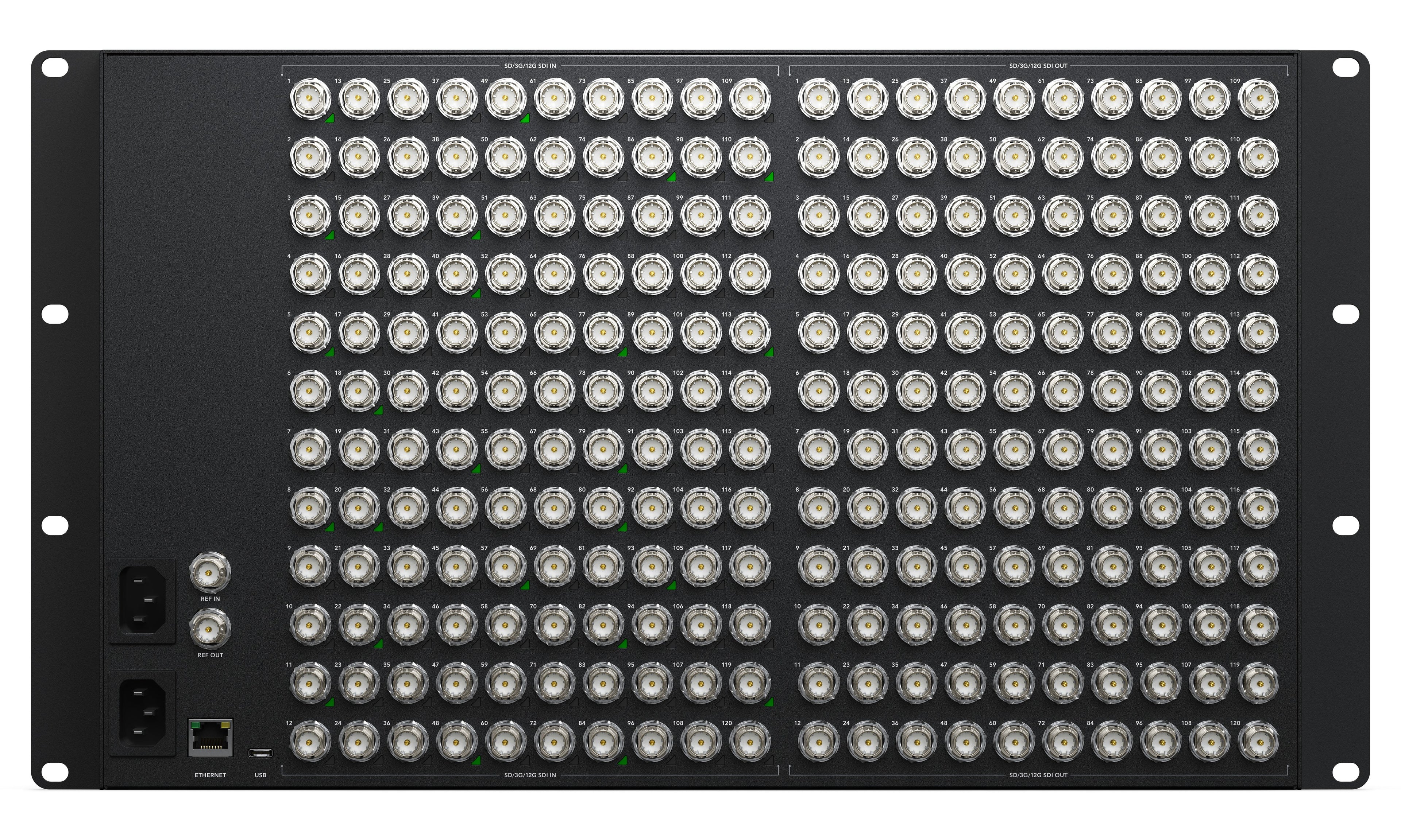 Videohub 120x120 12G Rear