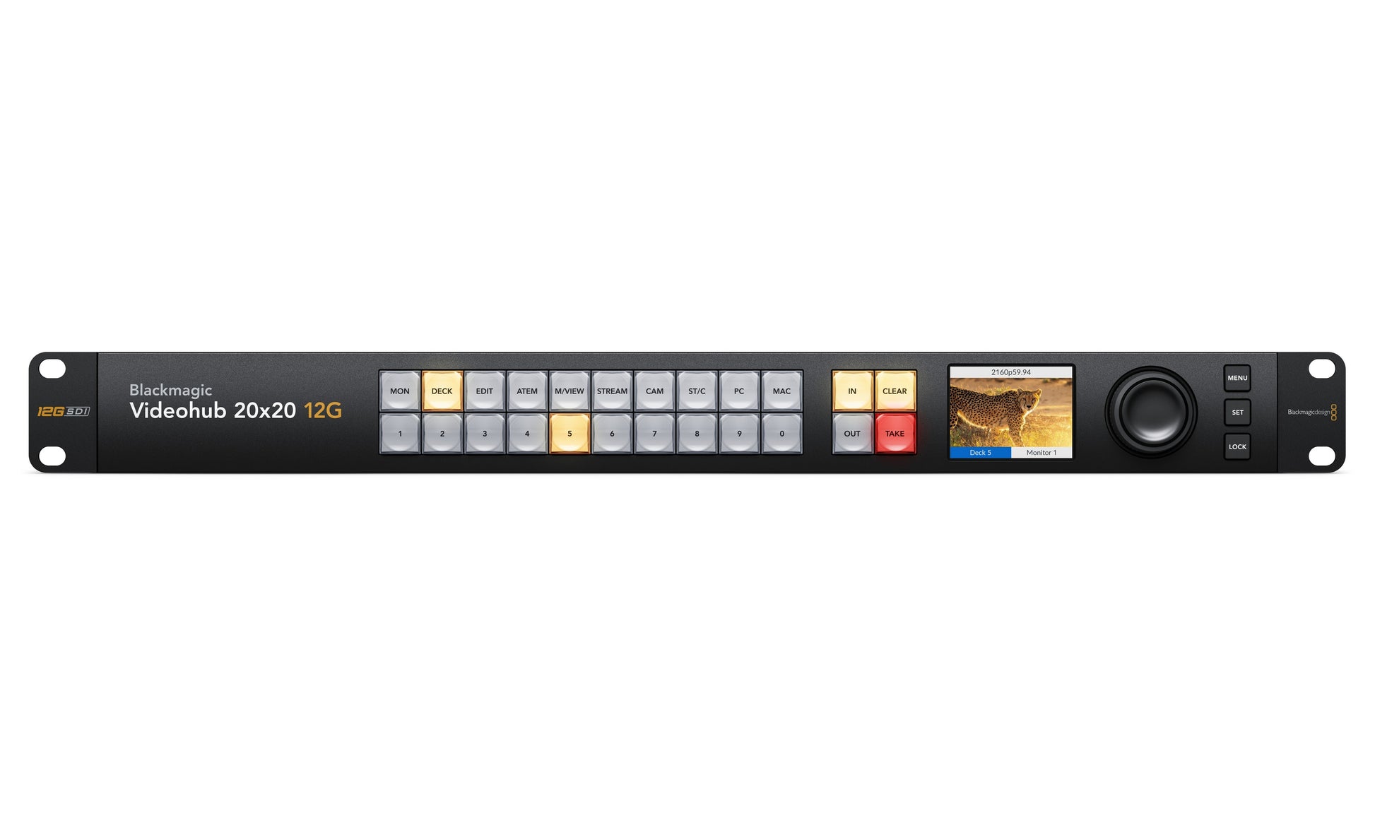 Videohub 20x20 12G Front Video UI