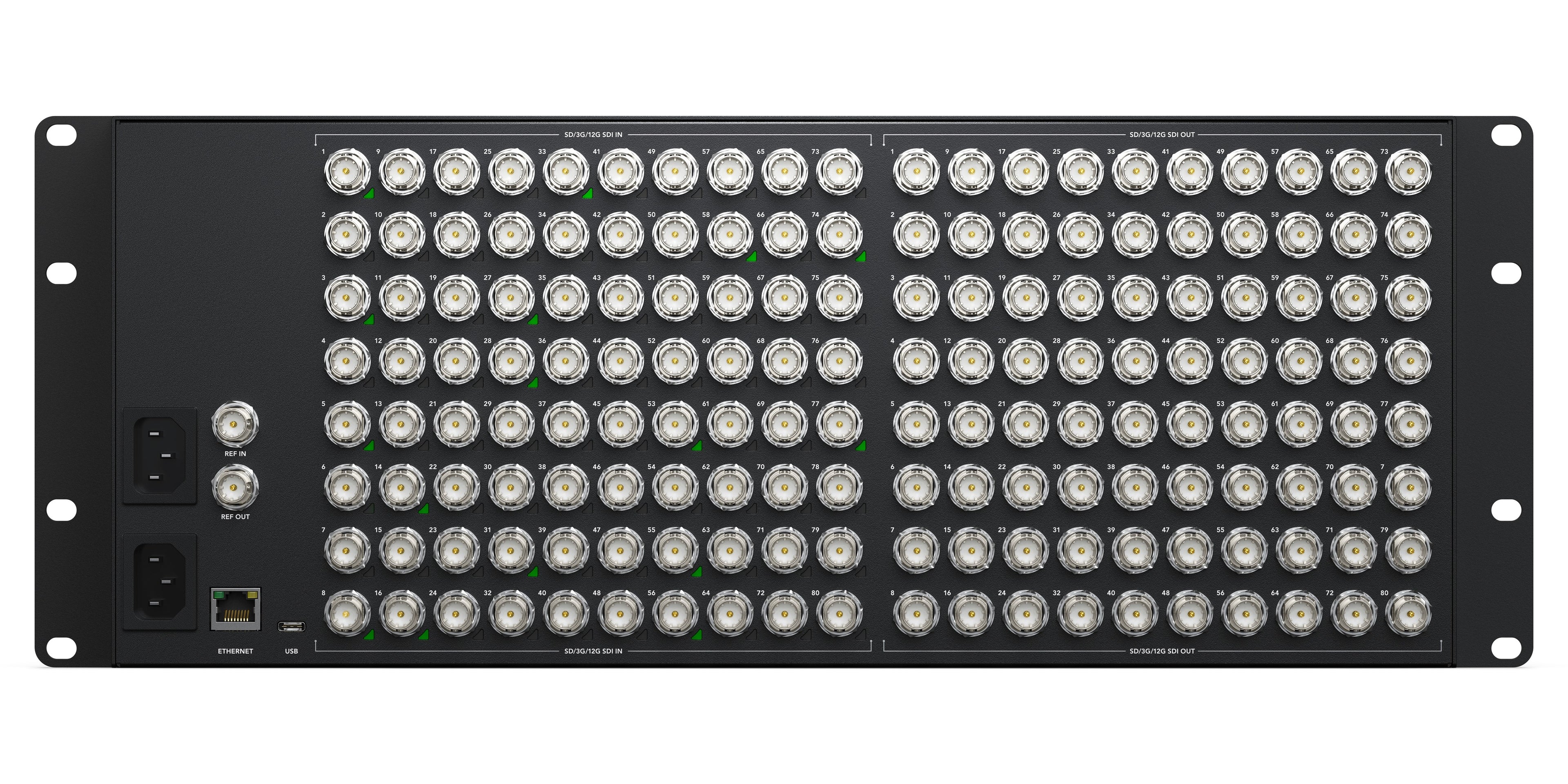 Videohub 80x80 12G Rear