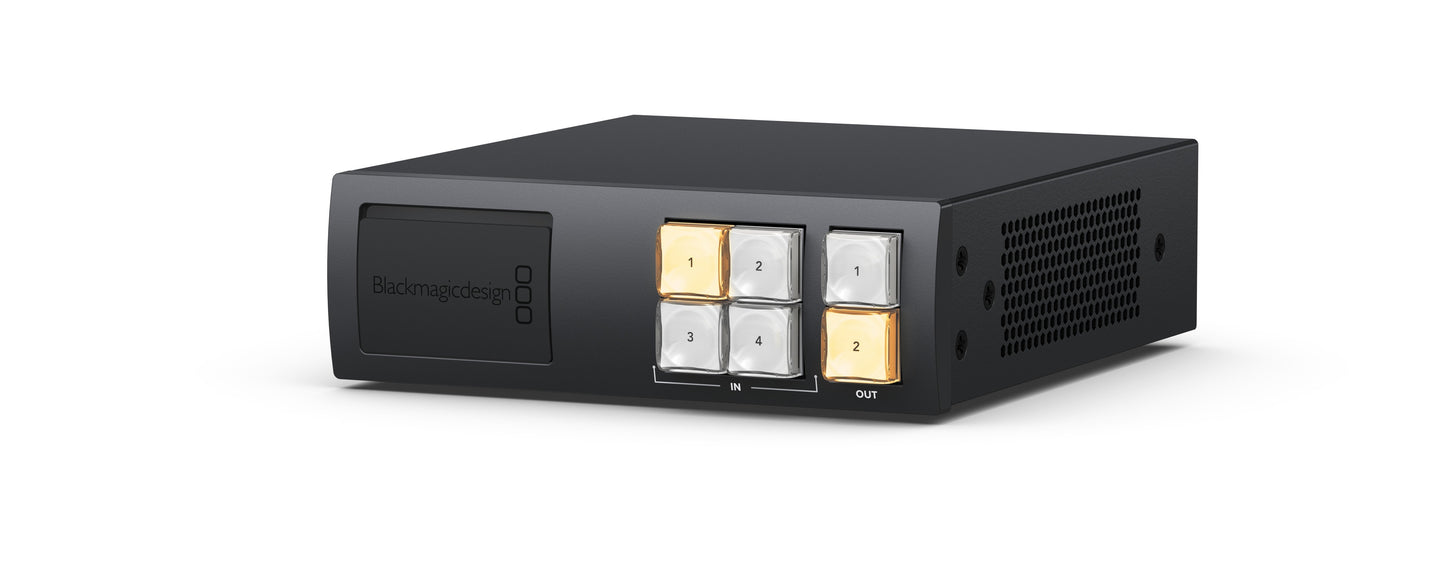 Videohub Mini 4x2 12G Angle