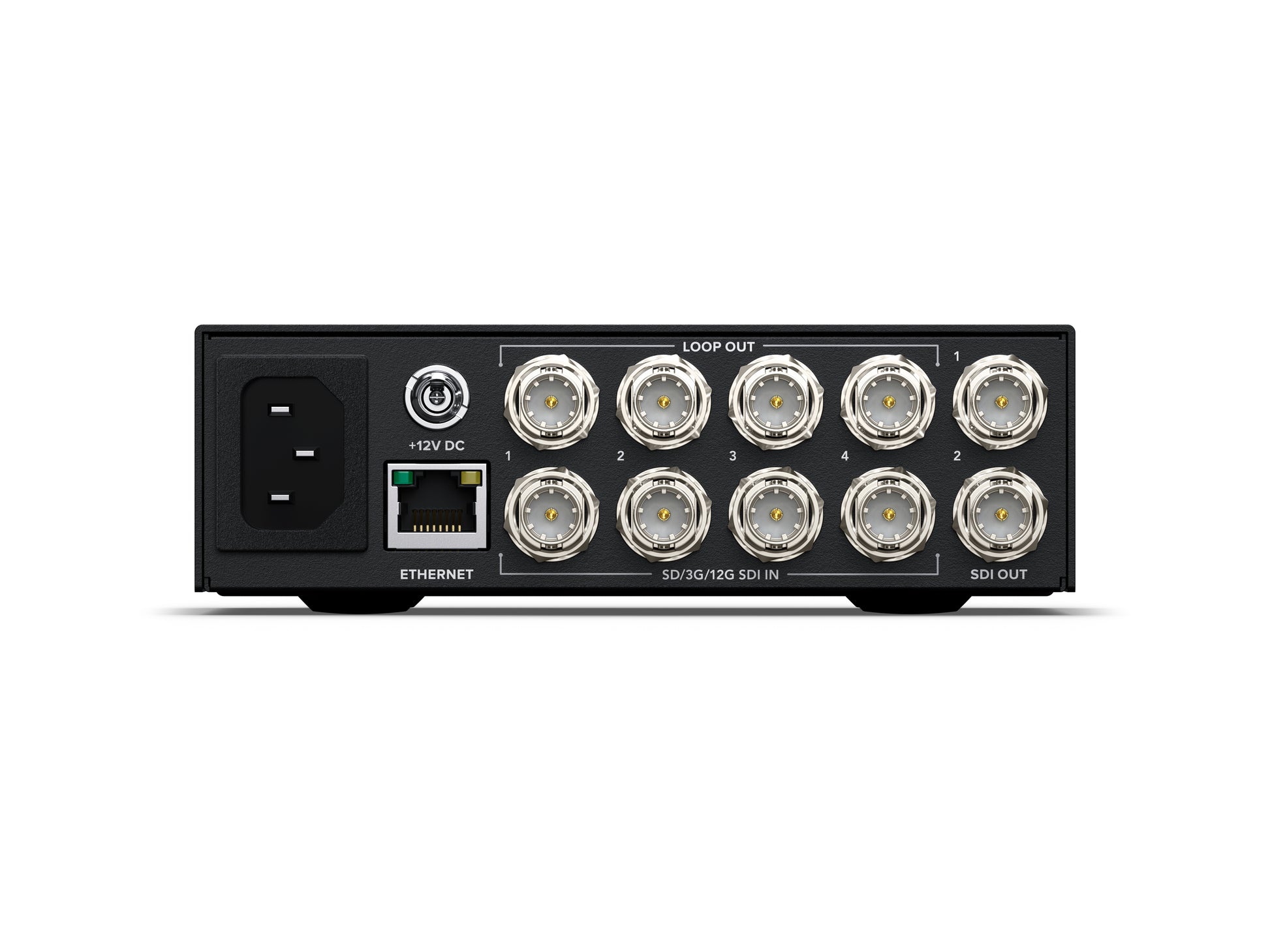Videohub Mini 4x2 12G Rear