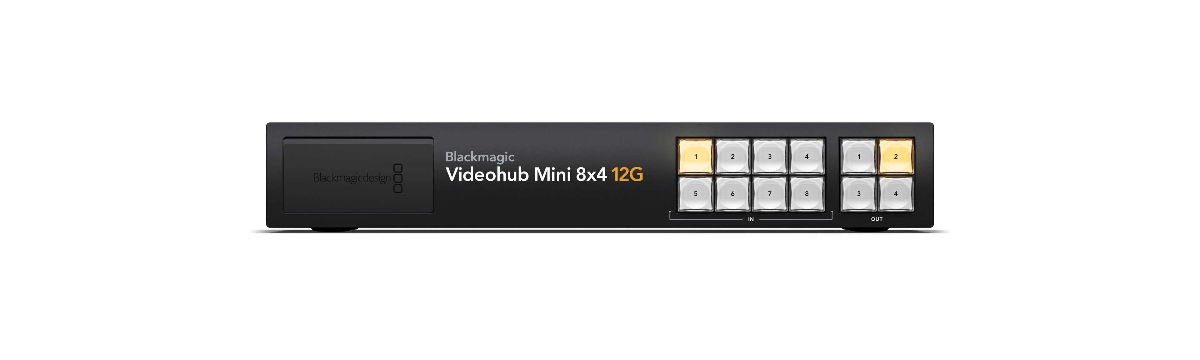 Videohub Mini 8x4 12G Front
