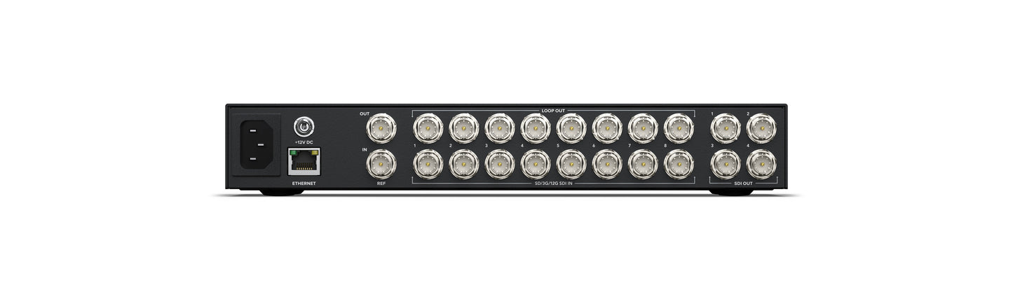 Videohub Mini 8x4 12G Rear