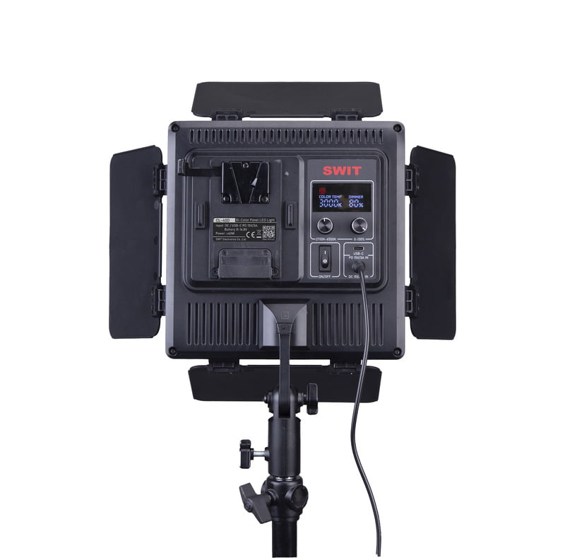 SWIT CL-40D 2KIT | 2xCL-40D KIT, with 2x 40W High-Bright Ultra-Portable Easy-Setup Fanless Bi-color Panel Lights and Tripods