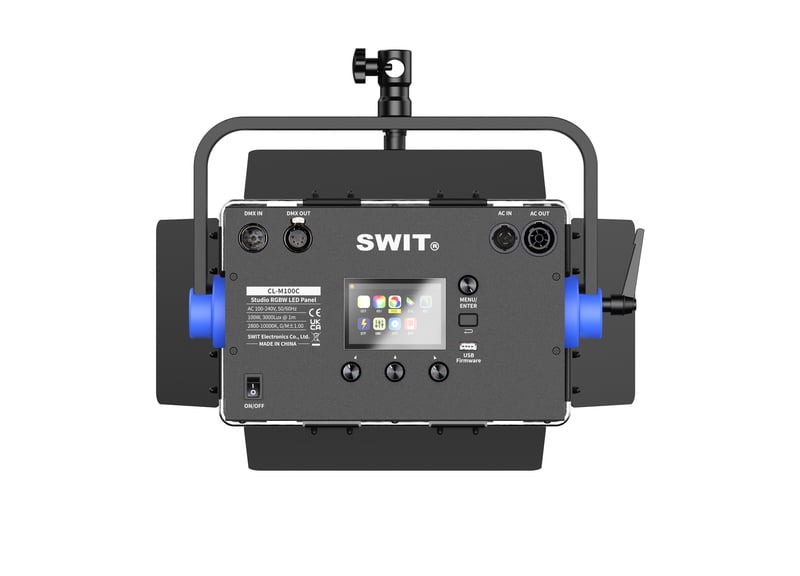 SWIT CL-M100C | Mini size bright RGBW Panel Light, also ideal for hoisting or studio, especially small space