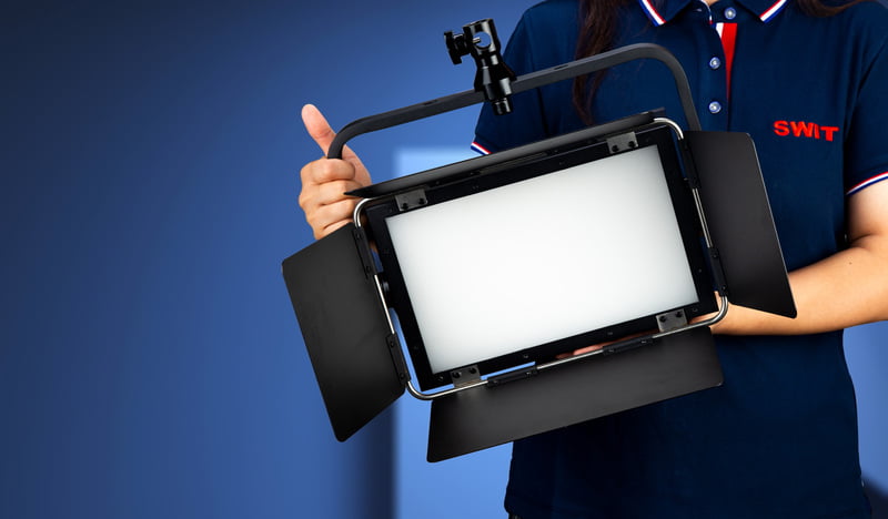 SWIT CL-M100D | Mini size bright Bi-color Panel Light, also ideal for hoisting or studio, especially small space, SWIT Free Design for Lighting Studios
