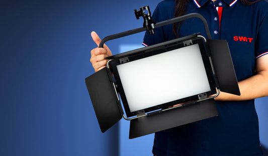 SWIT CL-M100D | Mini size bright Bi-color Panel Light, also ideal for hoisting or studio, especially small space, SWIT Free Design for Lighting Studios