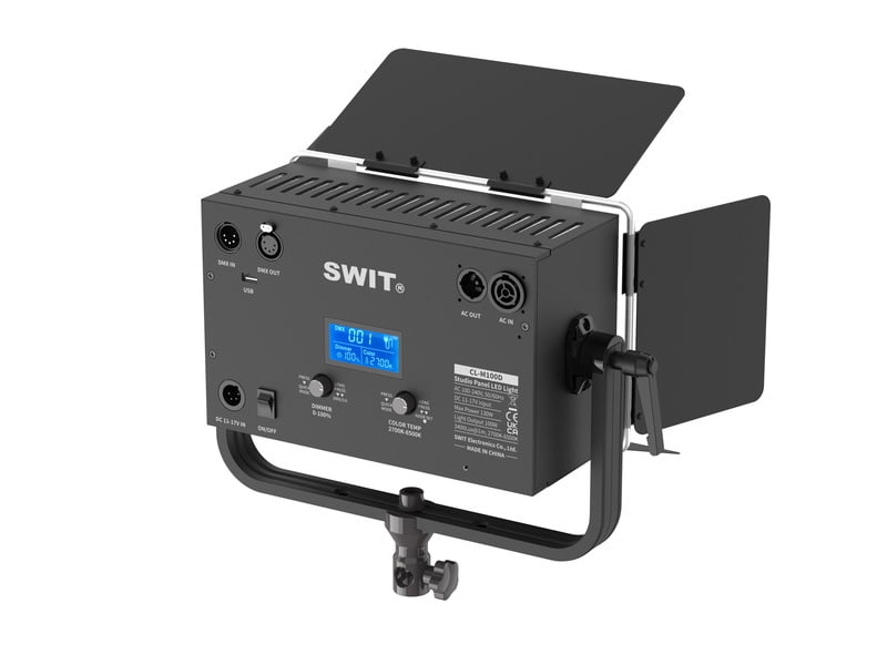 SWIT CL-M100D | Mini size bright Bi-color Panel Light, also ideal for hoisting or studio, especially small space, SWIT Free Design for Lighting Studios