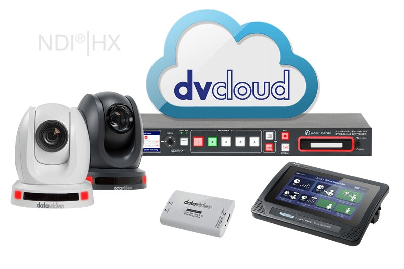 Datavideo BDL-1608 Bundle with iCast, TPC, 2xPTC & CAP-2
