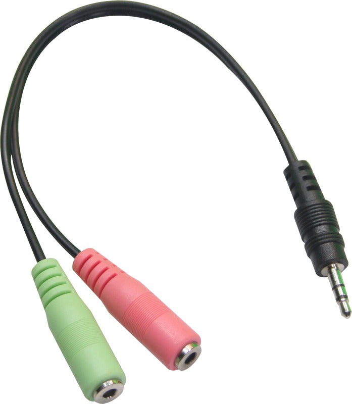 Datavideo CB-17 3,5mm jack to Headphone/Mic adapter