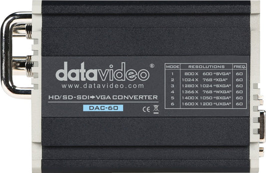 Datavideo DAC-60 HD/ SD-SDI to VGA converter