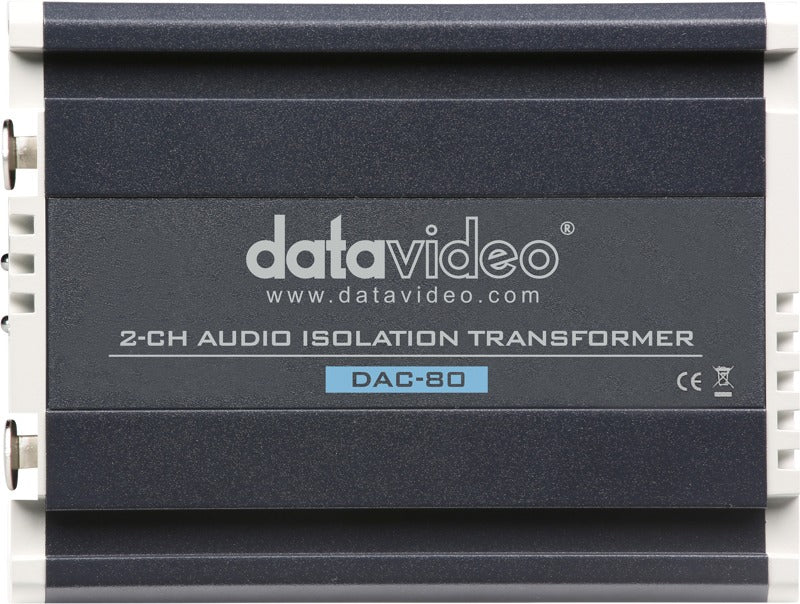 Datavideo DAC-80 2 Channel Audio 1:1 transformer