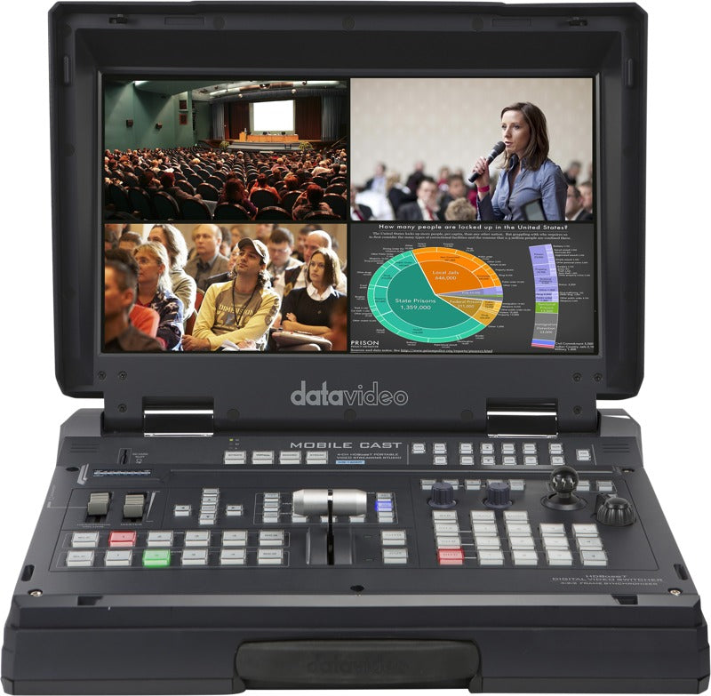 Datavideo HS-1600T MKII HDBaseT Portable Video Streaming Studio