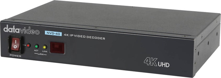 Datavideo NVD-40 UHD/4K IP decoder