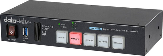 Datavideo NVS-35 Dual streaming encoder with 2 bitrates