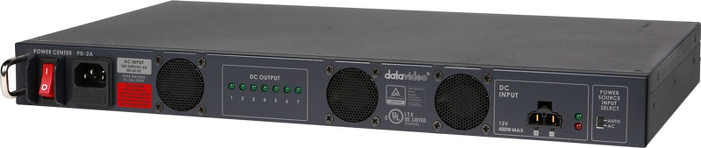 Datavideo PD-2A Power Distributor providing 400 Watt