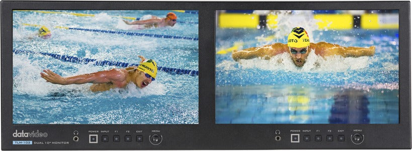 Datavideo TLM-102 Dual 10.1” 4U rack mount monitors
