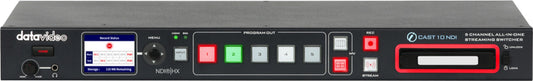Datavideo iCast-10NDI 5 Input multiformat switcher w enc/rec
