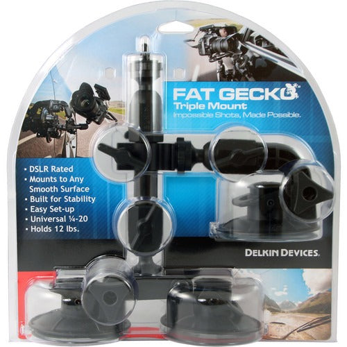 Delkin Fat Gecko Camera Mounts - FG Triple Suction