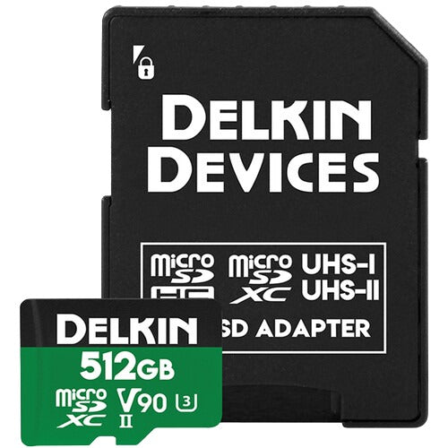 Delkin microSD Power 2000x UHS-II (V90) R300/W250 512GB