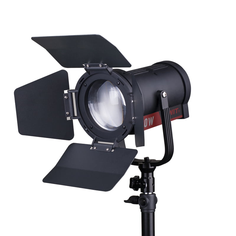 SWIT FL-C60D | 60W 25000Lux Super-Bright COB LED Spotlight, V-Mount, DMX, SWIT Free Design for Lighting Studios