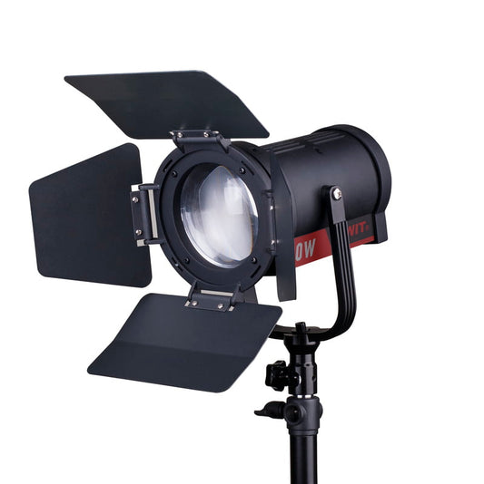 SWIT FL-C60D | 60W 25000Lux Super-Bright COB LED Spotlight, V-Mount, DMX, SWIT Free Design for Lighting Studios