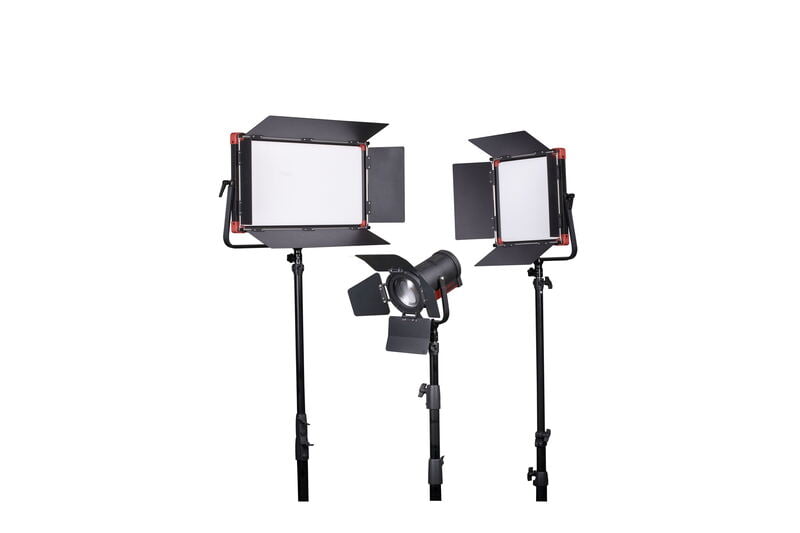 SWIT FL-C60D | 60W 25000Lux Super-Bright COB LED Spotlight, V-Mount, DMX, SWIT Free Design for Lighting Studios