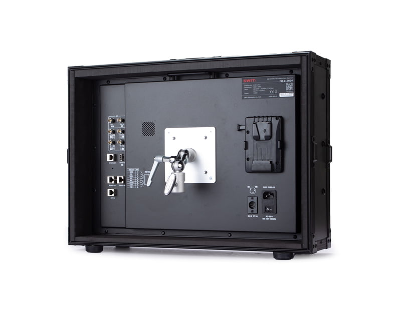 SWIT FM-215HDR | 21.5" professional High-bright FHD Field Monitor with flight case and VESA-tripod adaptor and 12G-SDI 4K QD-LED HDR 100%DCI-P3 Zero-Delay AI-Calibration