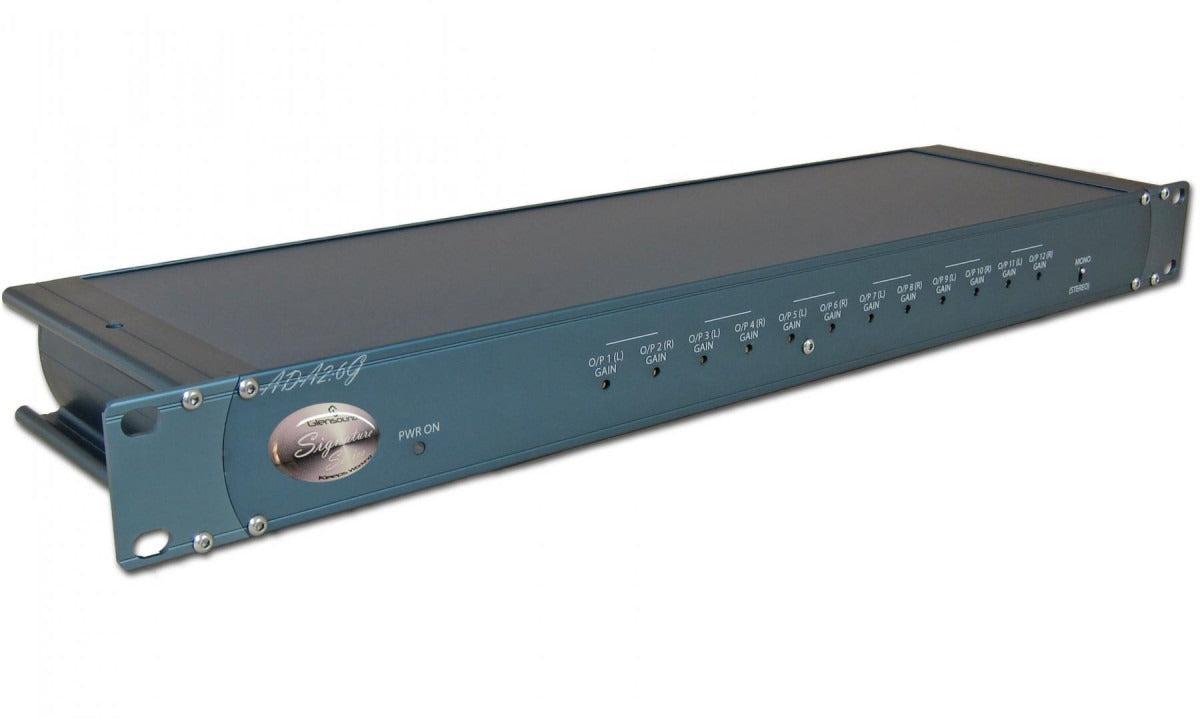 Glensound ADA 2:6G | 1 Input, 6 Output Stereo Distribution Amplifier With Gain Controls