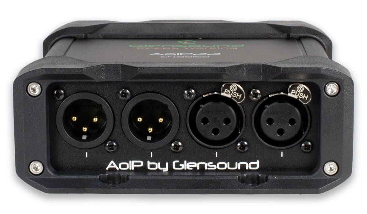 Glensound AoIP-22 MkII | Robust Location Two Channel Bi-Directional Audio Interface