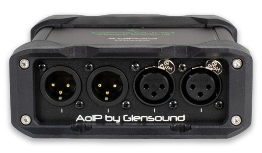 Glensound AoIP-22 MkII | Robust Location Two Channel Bi-Directional Audio Interface