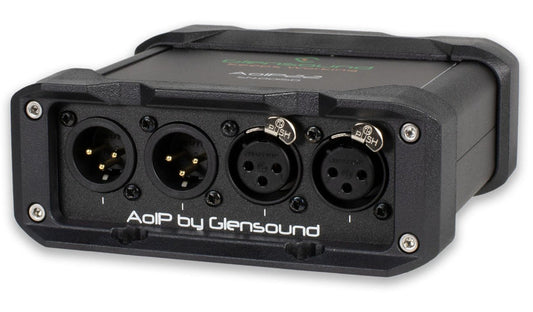 Glensound AoIP-22 MkII | Robust Location Two Channel Bi-Directional Audio Interface