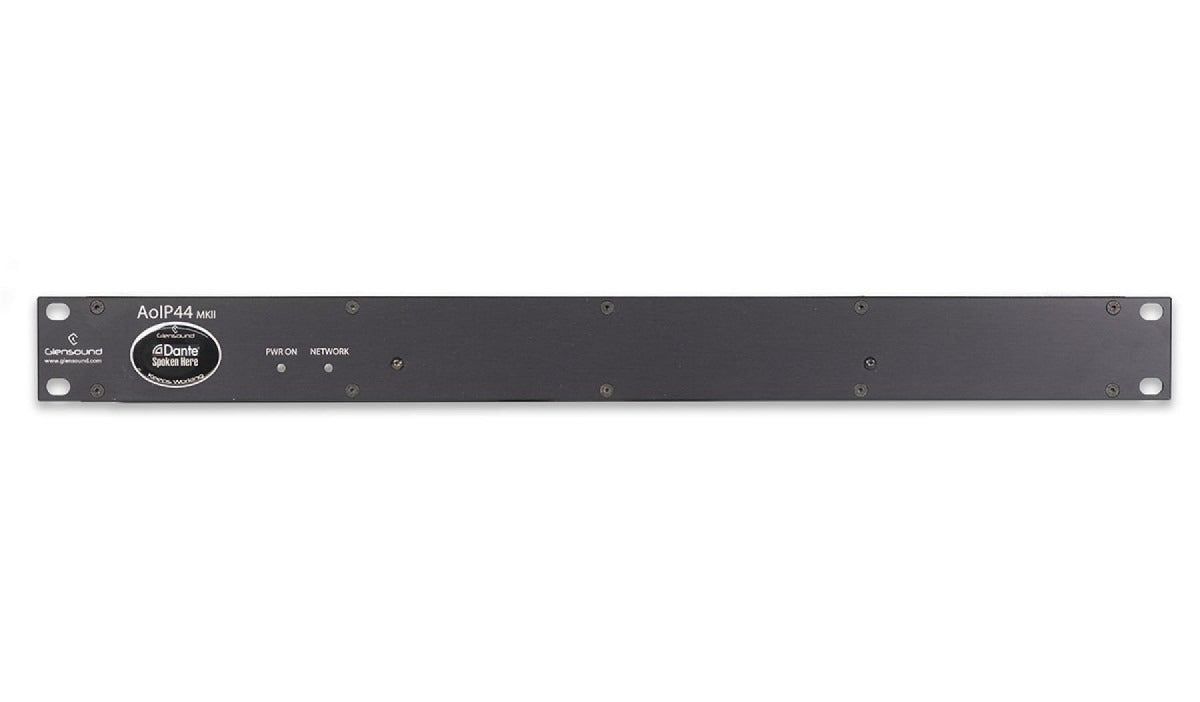 Glensound AoIP-44 | Audio Network 4 Input, 4 Output Analogue Break Out Box