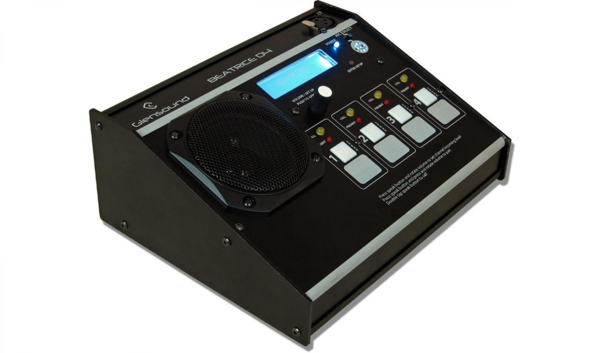 Glensound Beatrice D4 | 4 Channel Network Audio Intercom Desktop