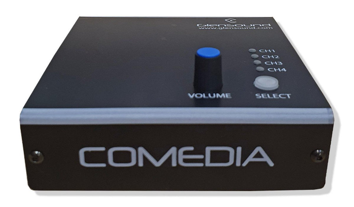 Glensound COMEDIA-V | PoE 4 Input Active DSP & Network Control Amp