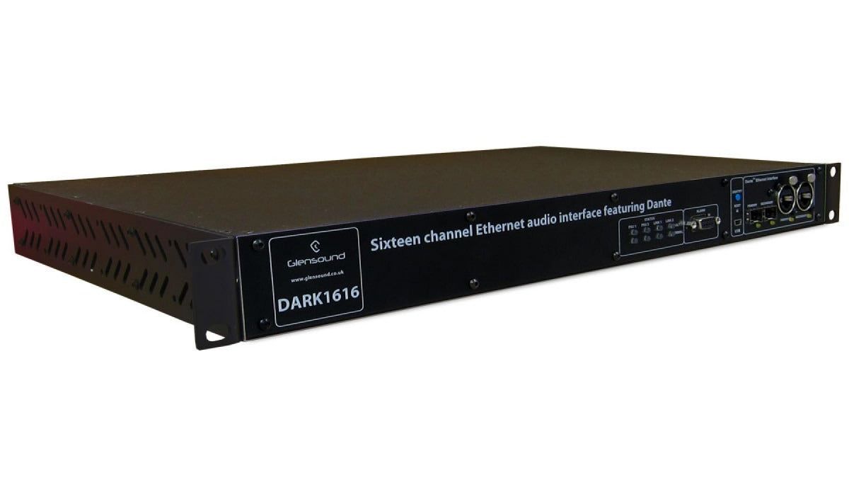 Glensound DARK1616/R | Audio Network 16 Input, 16 Output AES & Analogue Break Out Box