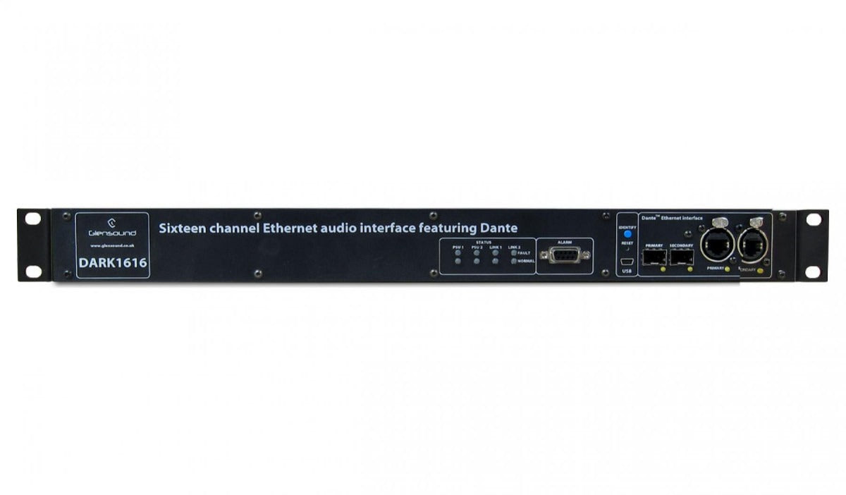Glensound DARK1616/R | Audio Network 16 Input, 16 Output AES & Analogue Break Out Box