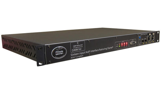 Glensound DARK16I | 16 Analogue Inputs To DANTE/ AES67 networks