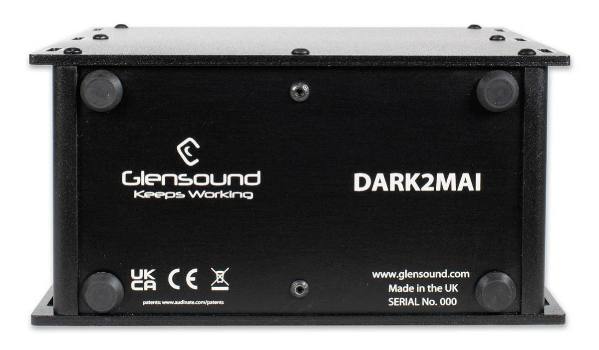 Glensound DARK2MAIR MkII | 2 Input Mic Amp for Dante/ AES67