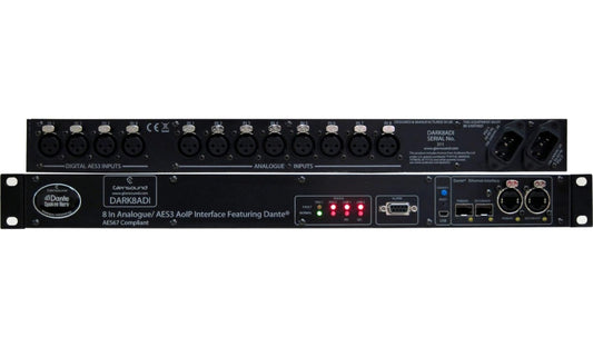 Glensound DARK8ADI | Audio Network 8 Analogue, 4 AES3 Input Rack