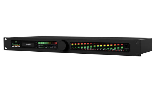 Glensound DARKDAWN 1616M | 16 in 16 out, analogue interface, with front panel control.
