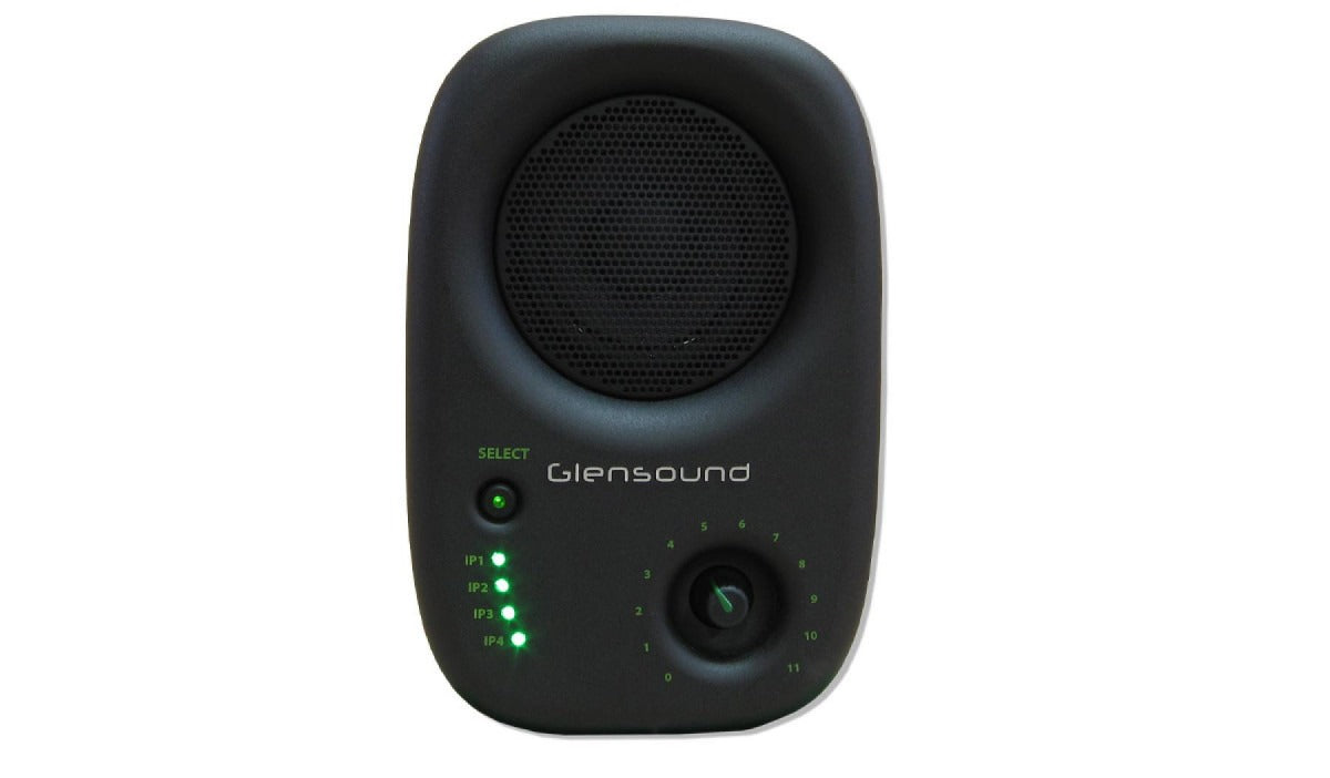 Glensound DIVINE BLACK | PoE Powered 4 Input Active DSP & Network Controlled Loudspeaker. Remote control with grouping.