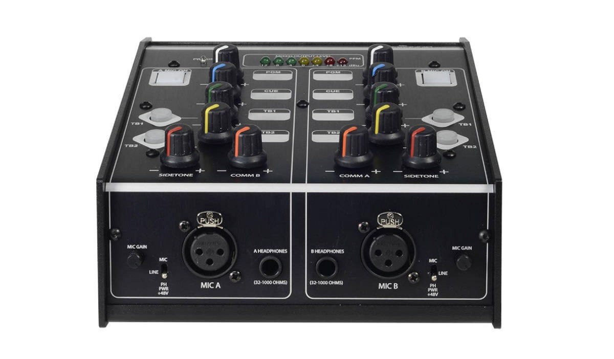 Glensound EXPRESS ip MINI X | Compact 2 User Dante/ AES67 Commentary Unit