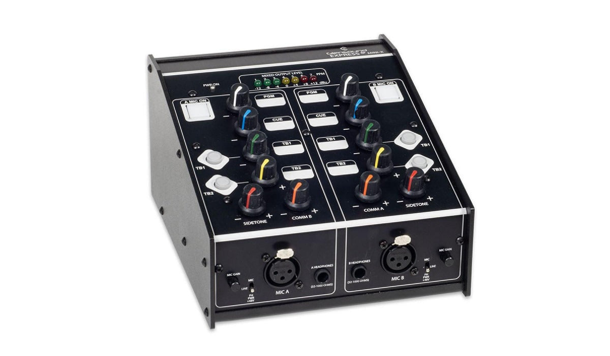 Glensound EXPRESS ip MINI X | Compact 2 User Dante/ AES67 Commentary Unit