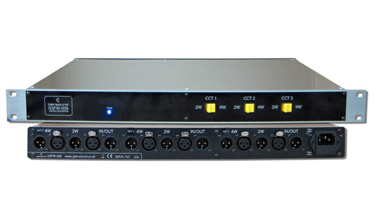 Glensound GS-FW006 | Triple 4 Wire To 2 Wire 1U Rack
