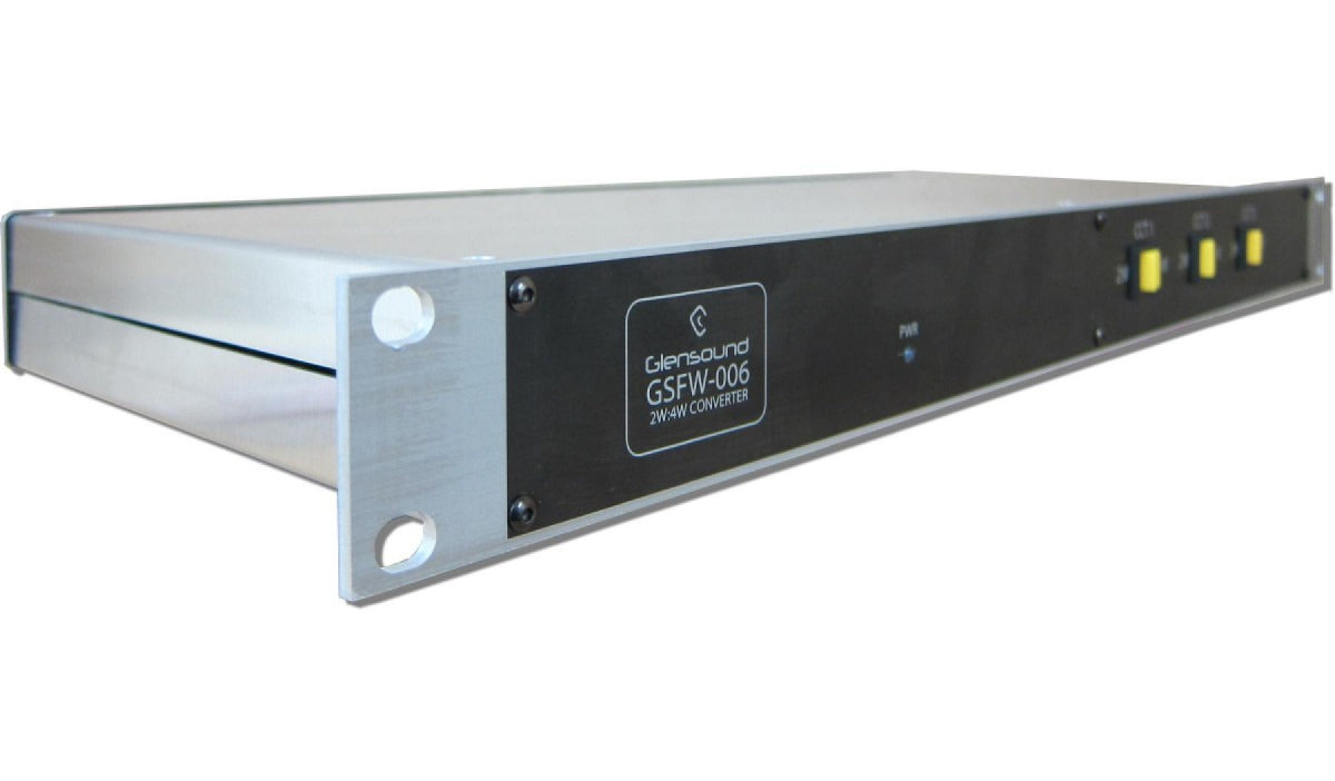 Glensound GS-FW006 | Triple 4 Wire To 2 Wire 1U Rack