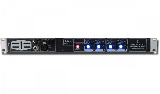 Glensound GS-FW024 | Four Channel 4 Wire Subrack